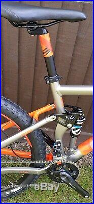 Voodoo Canzo 18 inch medium frame mountain bike. Full suspension. Upgraded. NEW