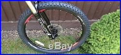 Voodoo Canzo 18 inch medium frame mountain bike. Full suspension. Upgraded. NEW