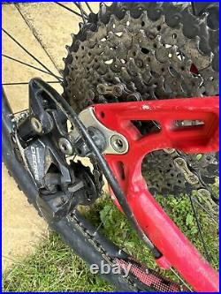 Voodoo Hoodoo Mountain Bike Red Medium frame 27.5 inch wheels Kept In Garage