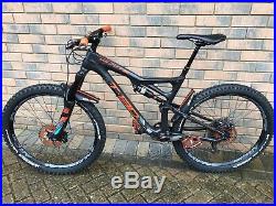 Whyte T130 CRS Carbon Mountain Bike 27.5 With Upgrades. Size Medium Frame
