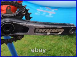 Whyte g150 works frame, large with hope chainset (cranks and BB)