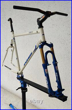 XL KHS Team ST 26 Soft Tail MTB Bike Rock Shock SID Titanium 1 1/8 fork