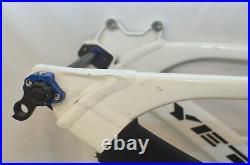 Yeti 575 20.5 Large Full Suspension MTB Bike Frame White/Teal Fox Float X CTD